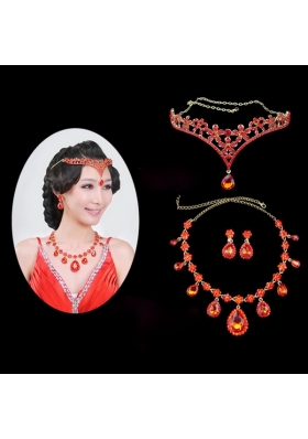 Beautiful Alloy With Crystal Women's Jewelry Sets