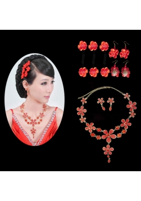 Fashional Alloy With Rhinestone Ladies' Jewelry Sets