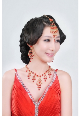 Luxurious Alloy Ladies' Jewelry Sets