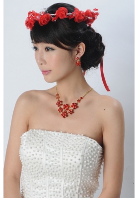 Unique Alloy With Rhinestone Women's Jewelry Sets