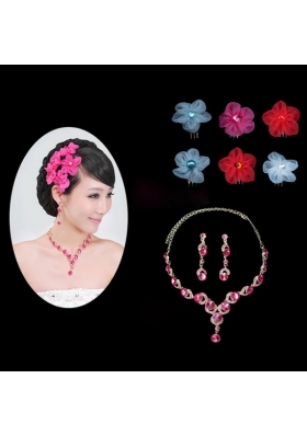 Elegant Alloy With Cubic Zirconia Ladies' Jewelry Sets