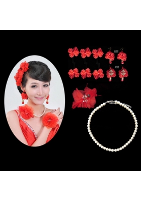 Elegant Alloy With Pearl/Crystal Ladies' Jewelry Sets