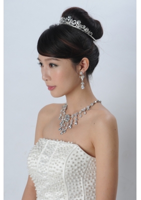 Beautiful Alloy With Rhinestone Ladies Jewelry Sets