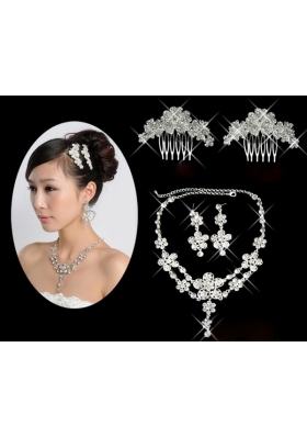 Beautiful Alloy/Rhinestones Ladies' Jewelry Sets