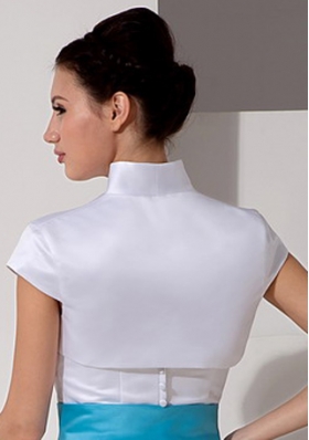 2014 Elegant Ivory Short Sleeves Jacket