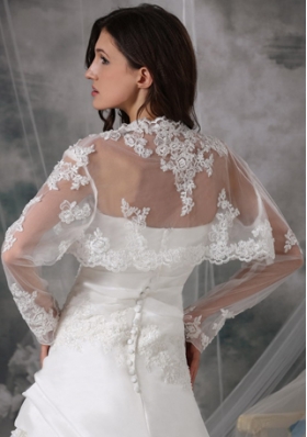 Gorgeous Embroidery White Jacket With Lace