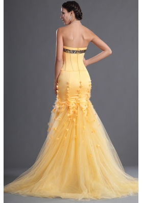 Gorgeous Mermaid Prom Dress With Train for 2014