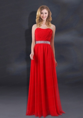 Ruching Empire 2015 Feminine Bridesmaid Dresses