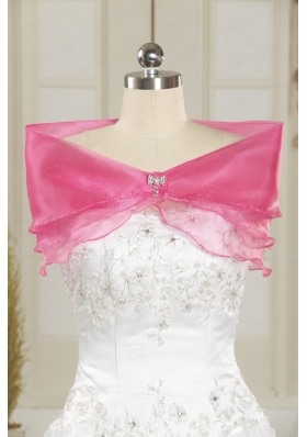 Pretty Rose Pink Wedding Party Shawls for 2014