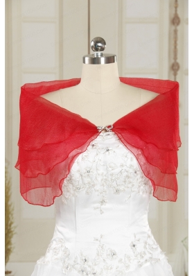 2014 New Style Beading Shawls in Red