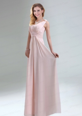 Beautiful Chiffon Dama Dress in Light Pink for 2015