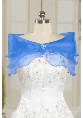 Organza Beading Cheap Shawls for Wedding