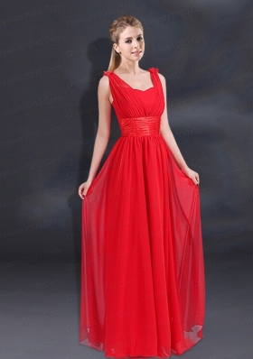 Empire Straps 2015 Beautiful Chiffon Dama Dresses