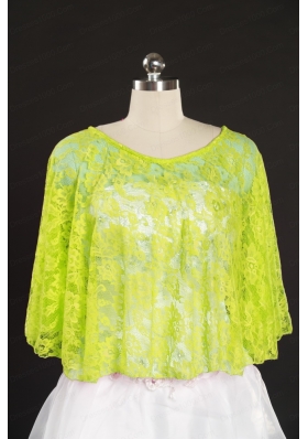 Green Beading Lace Hot Sale Wraps for 2014