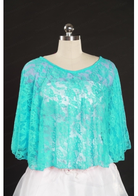 Turquoise Beading Lace Hot Sale Wraps for 2014