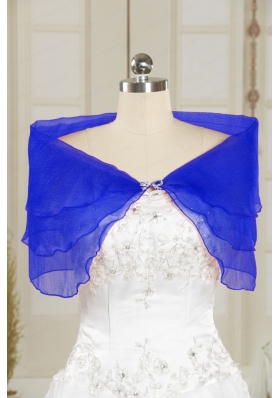 New Style Beading 2015 Shawls in Royal Blue