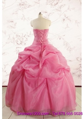 Cheap Strapless Quinceanera Dresses with Pick Ups and Wraps