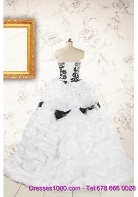 Fast Delivery Sweet 15 Dresses Hand Made Flowers for 2015