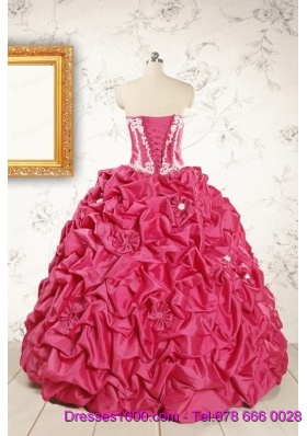 Cheap Ball Gown Sweetheart Quinceanera Dresses with Appliques