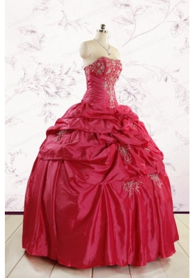 New Style Strapless Appliques Quinceanera Dresses