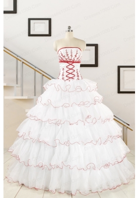 Popular White Sweet 16 Dresses with Appliques