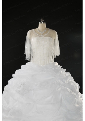 Pretty Strapless Beading Quinceanera Dresses for 2015