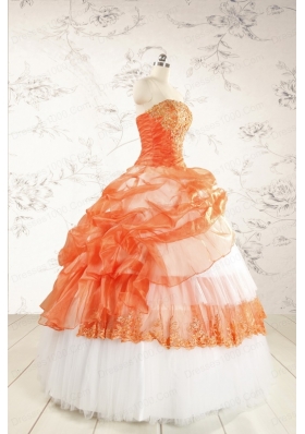 2015 Perfect Strapless Quinceanera Dresses with Beading