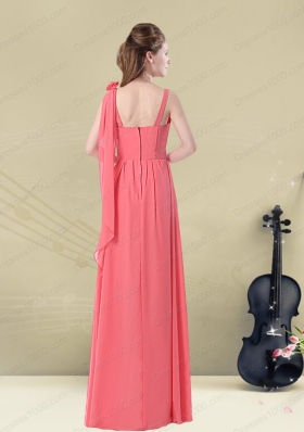 Stunning Asymmetrical Column Ruched Prom Dress