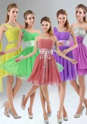 2015 A Line Ruching Lace Up Prom Dress in Aqua Blue