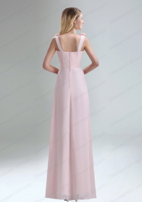 Beautiful Chiffon Prom Dress in Light Pink for 2015