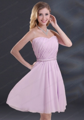 A Line Sweetheart Mother of the Bride Dresses with Ruhing and Belt