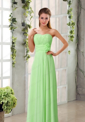 Champagne Ruching Chiffon Mother of the Bride Dresses with Sweetheart