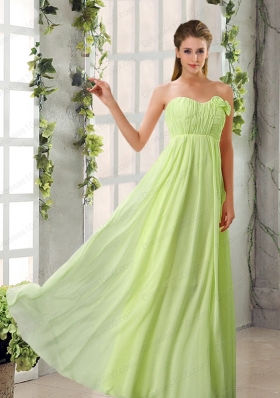 Empire V Neck Ruching Chiffon Mother of the Bride Dresses with Cap Sleeves