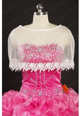 Cheap New Style Ball Gown Sweet 16 Dresses with Appliques