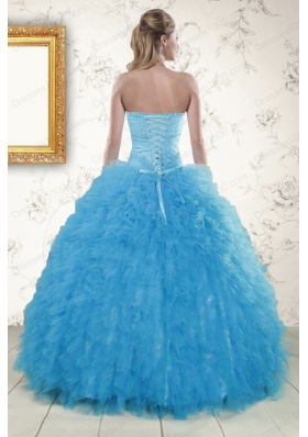 Cheap Remarkable Beading Quinceanera Dresses in Baby Blue