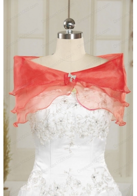 In Stock Beautiful Beading Sweetheart Red Quinceanera Dresses