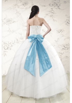In Stock White Quinceanera Dresses with Appliques