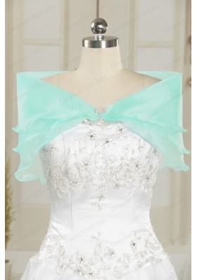 2015 Cheap Light Blue Sweet 15 Dresses with Beading