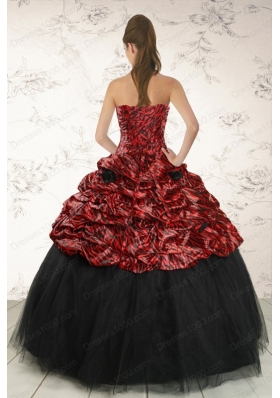 2015 Fashionable Ball Gown Leopard Quinceanera Dresses in Multi-color