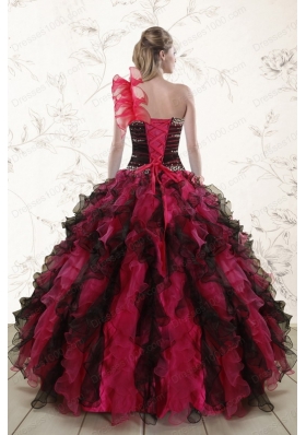 Cheap Multi Color 2015 Quinceanera Dresses with Sweetheart