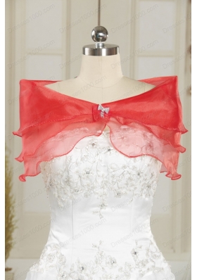 Cheap Sweetheart Beading Quinceanera Dresses in Watermelon