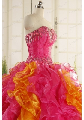 New Style  Beading Quinceanera Dresses in Multi color