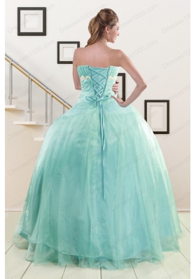 most popular Ball Gown Sweetheart Cheap  Quinceanera Gowns with Appliques