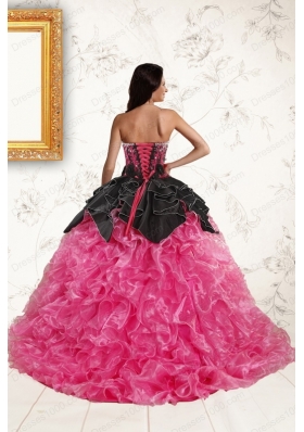 most popular Multi Color Ball Gown Ruffled Quinceanera Gowns