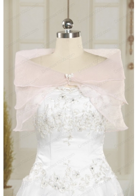 fashionable Appliques White Brush Train Quinceanera Dresses with Appliques and Pick Ups