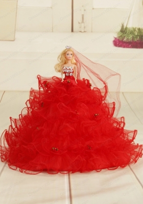 2015 Multi-color Ball Gown Beading and Ruffles Princesita Dress