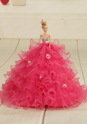 Unique Beaded Sweetheart Organza Princesita Dress in Multi-color