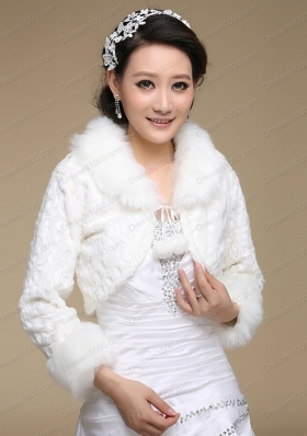 Most Popular Long Sleeves Faux Fur Wraps for 2015