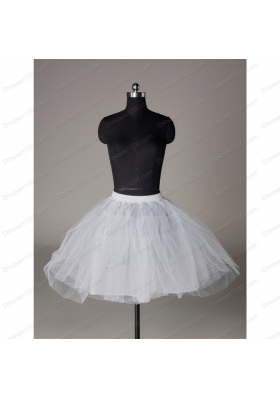 Most Popular Organza Ball Gown Mini-Length Petticoat in White