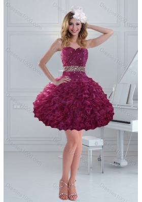 Fashionable Beading and Ruffles Quinceanera Dresses with Floor Length